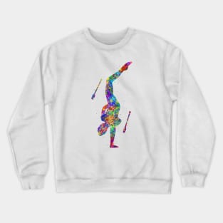 Rhythmic gymnastics juggling Crewneck Sweatshirt